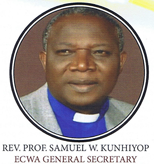 The ECWA General Secretary, Rev. Prof. Samuel W. Kunhiyop